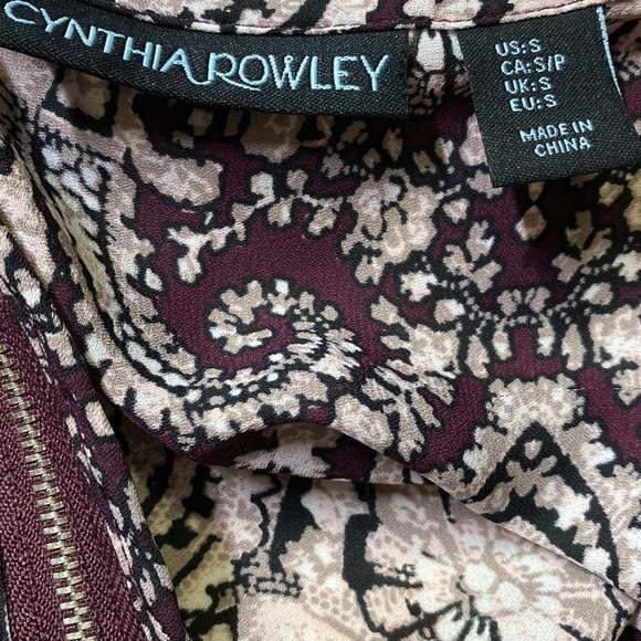 Cynthia Rowley Paisley Print Blouse - Picture 5 of 5